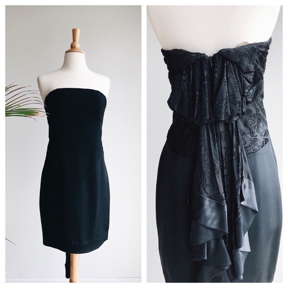 Marchesa Dresses & Skirts - MARCHESSA NOTTE | Silk Little Black Dress | 4